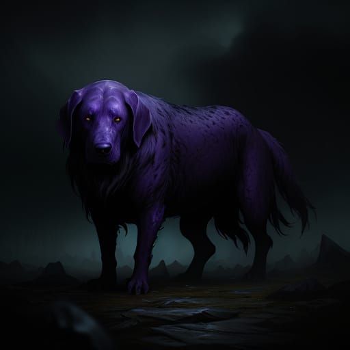 Hound of Darkness: Dark Fantasy Concept Art