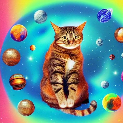 Cosmic Cat Plays with Planets: Holographic Astral Illustrati...