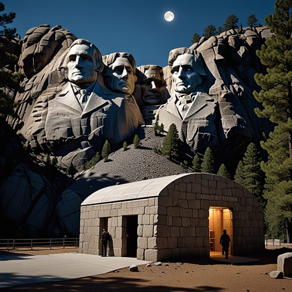 Men in Black Discover Secret Mount Rushmore Vault