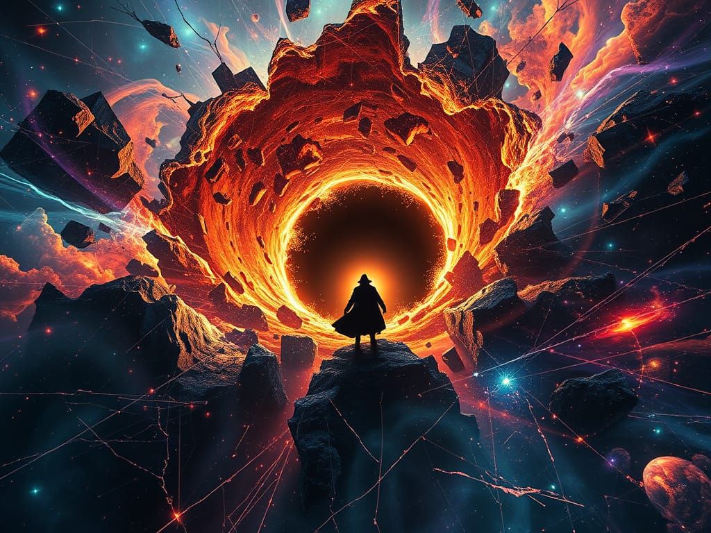 Black Hole Detonation Reveals Infinite Dimensions