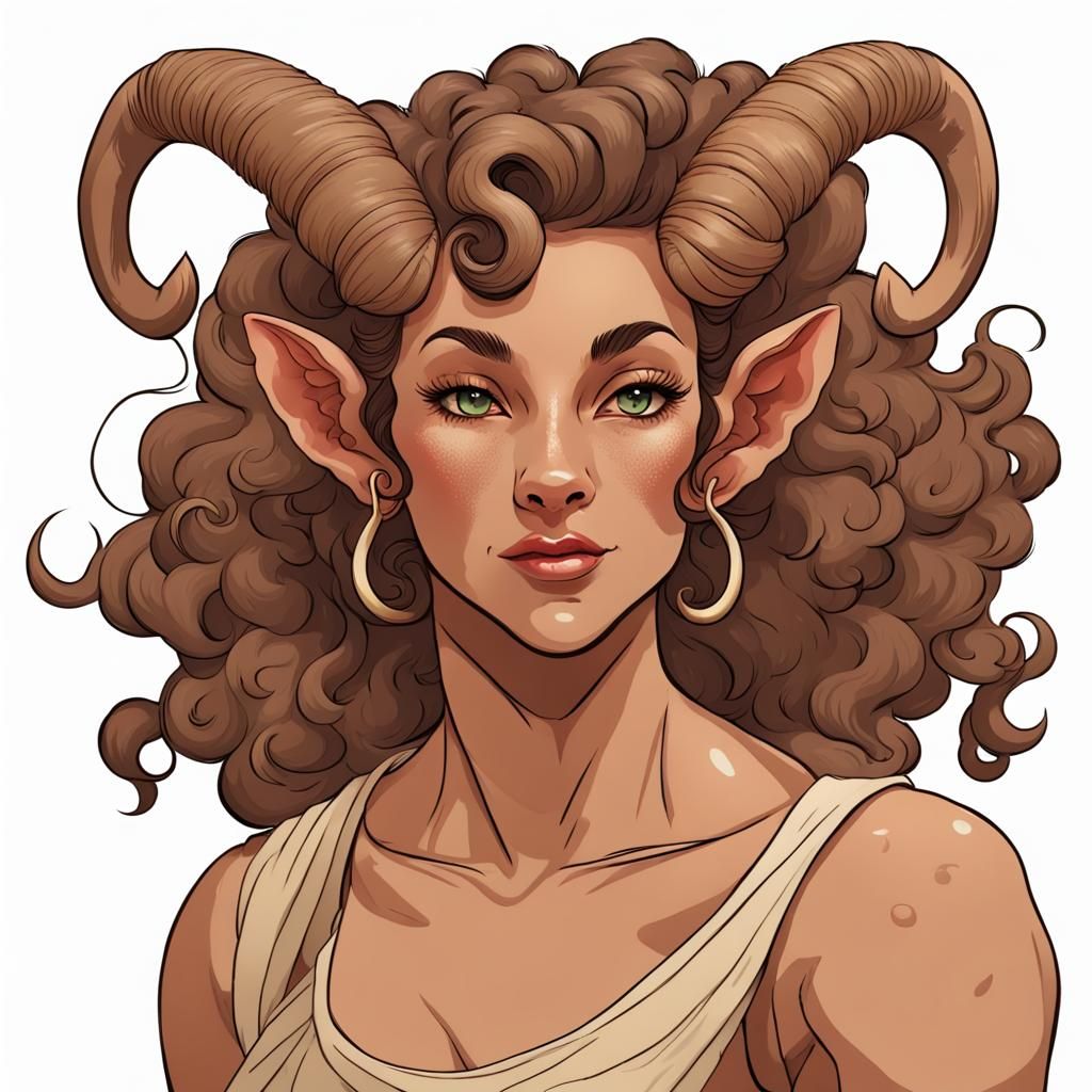 Female Satyr: Astronomer and Scholar