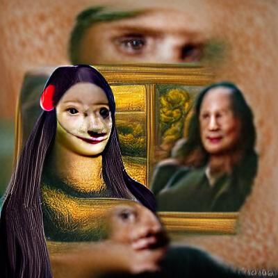 AI's Interpretation of the Mona Lisa Portrait