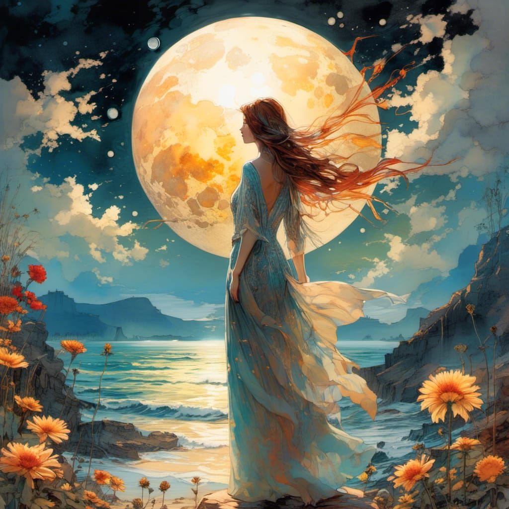 Moon and sun - Kleetastic