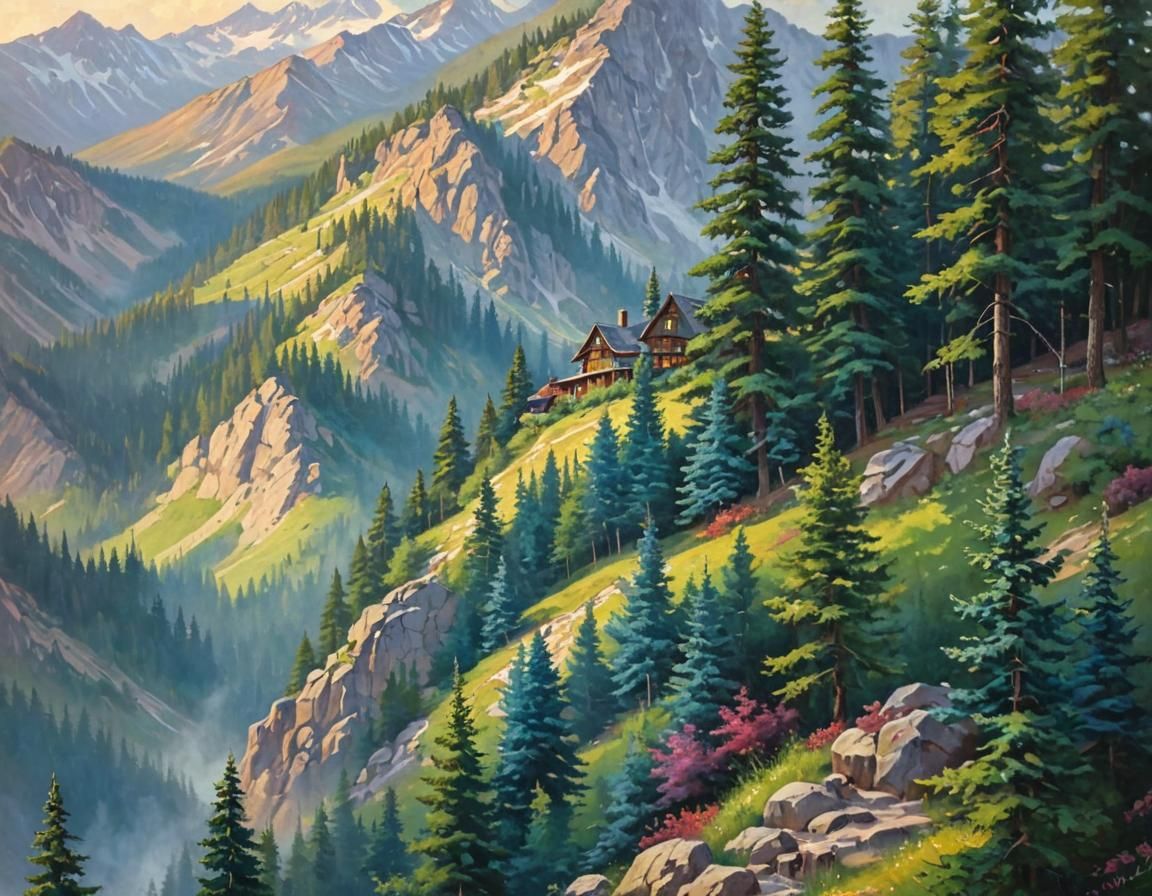 Whimsical Winter Wonderland in Earthy Tones