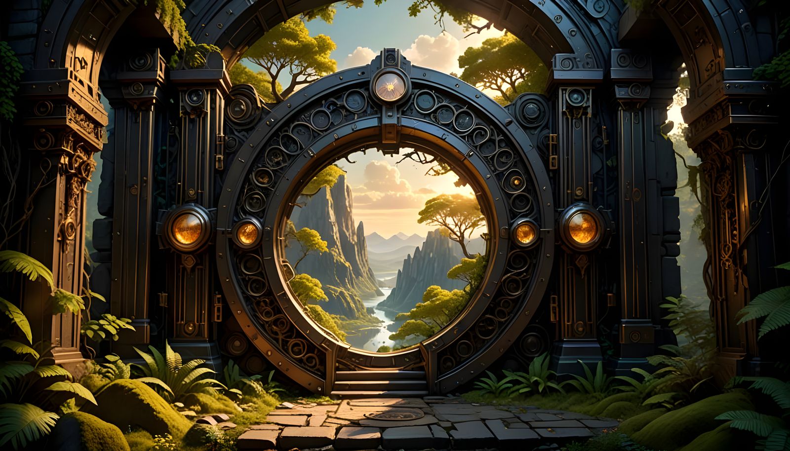 Vault Door to Alternate Reality: Digital Art