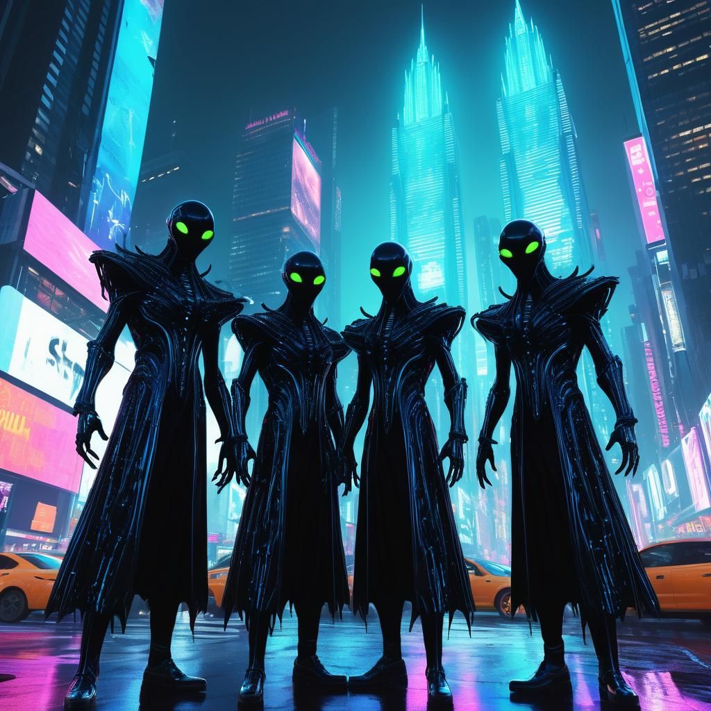 Hyper-organic alien squad