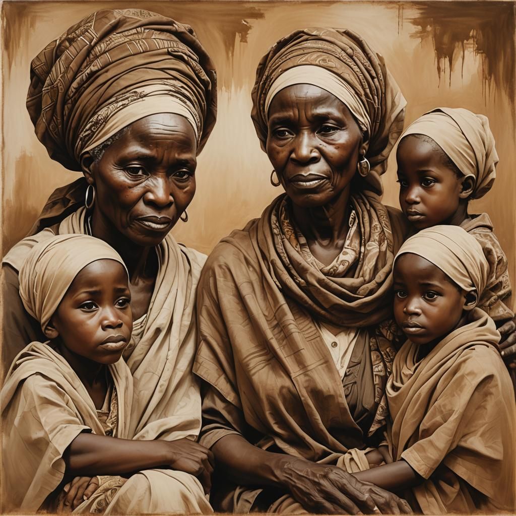 Generational Bonds: An African Family Portrait