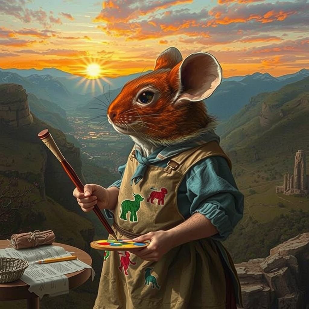 Mystical Aurora Dreamscape in Contemporary Digital Art