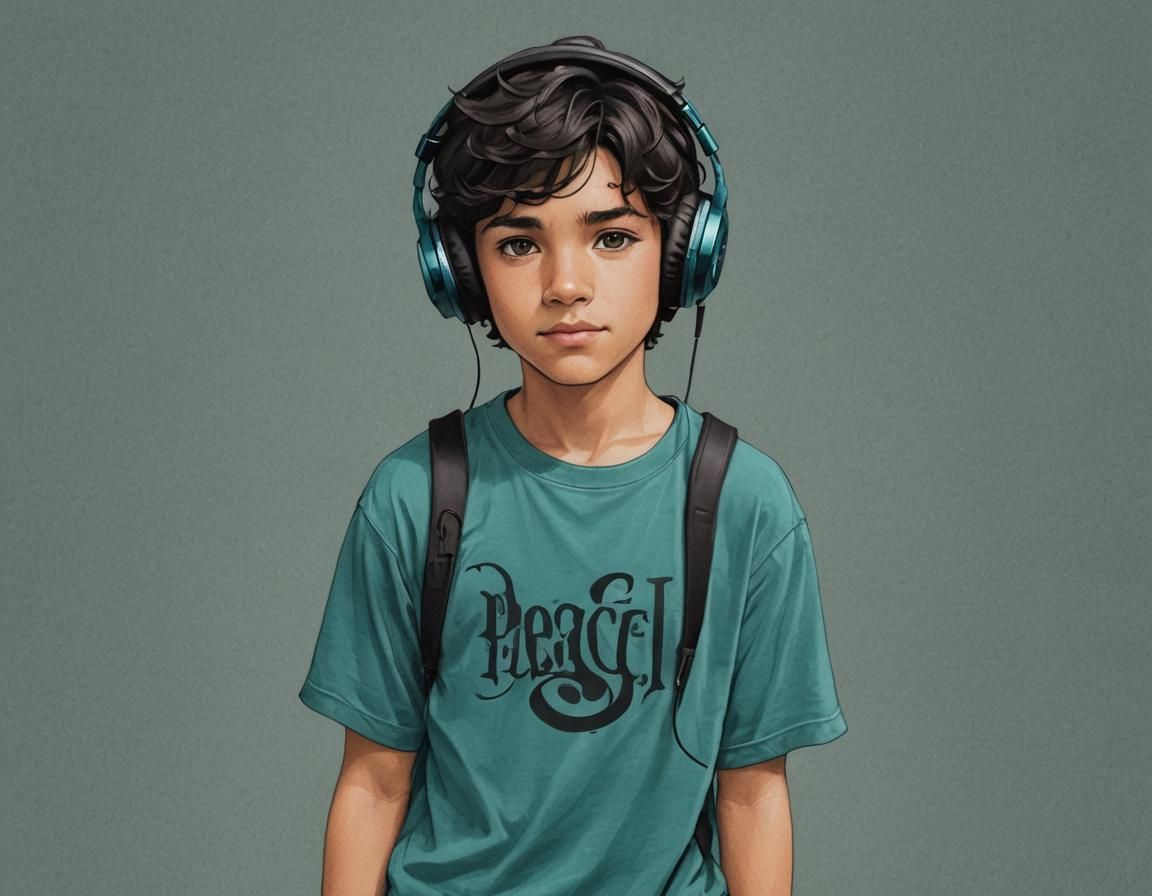 Handsome Demigod Son of Poseidon Portrait