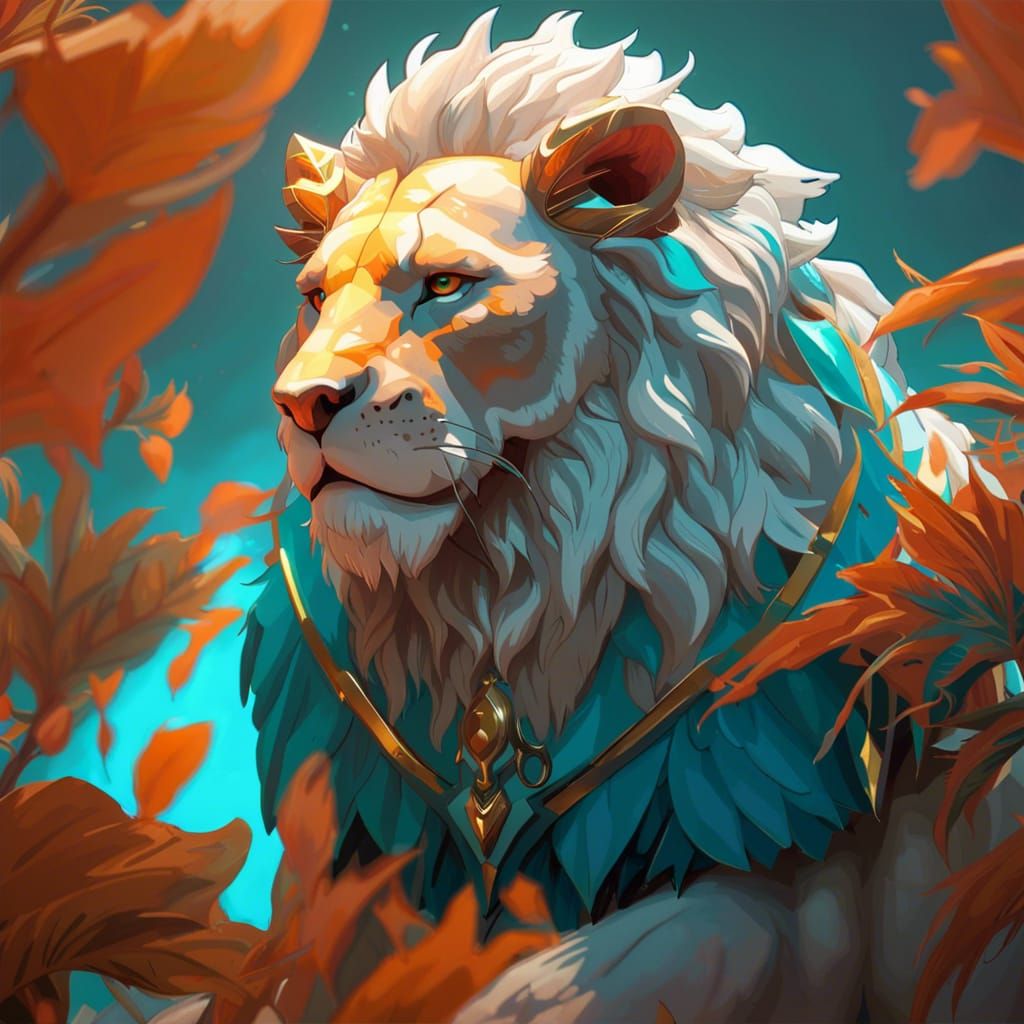 Albino Winged Lion Concept Art