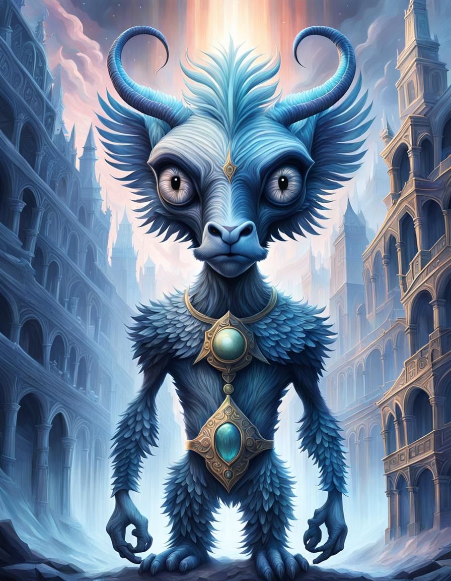 Pride Embodied as Cute, Creepy Creature