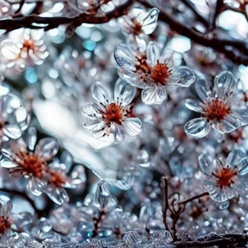 Glowing Ice Castle in an Ethereal Corillian Landscape