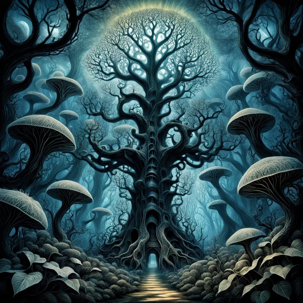 Dreamlike Forests in Ethereal Beauty