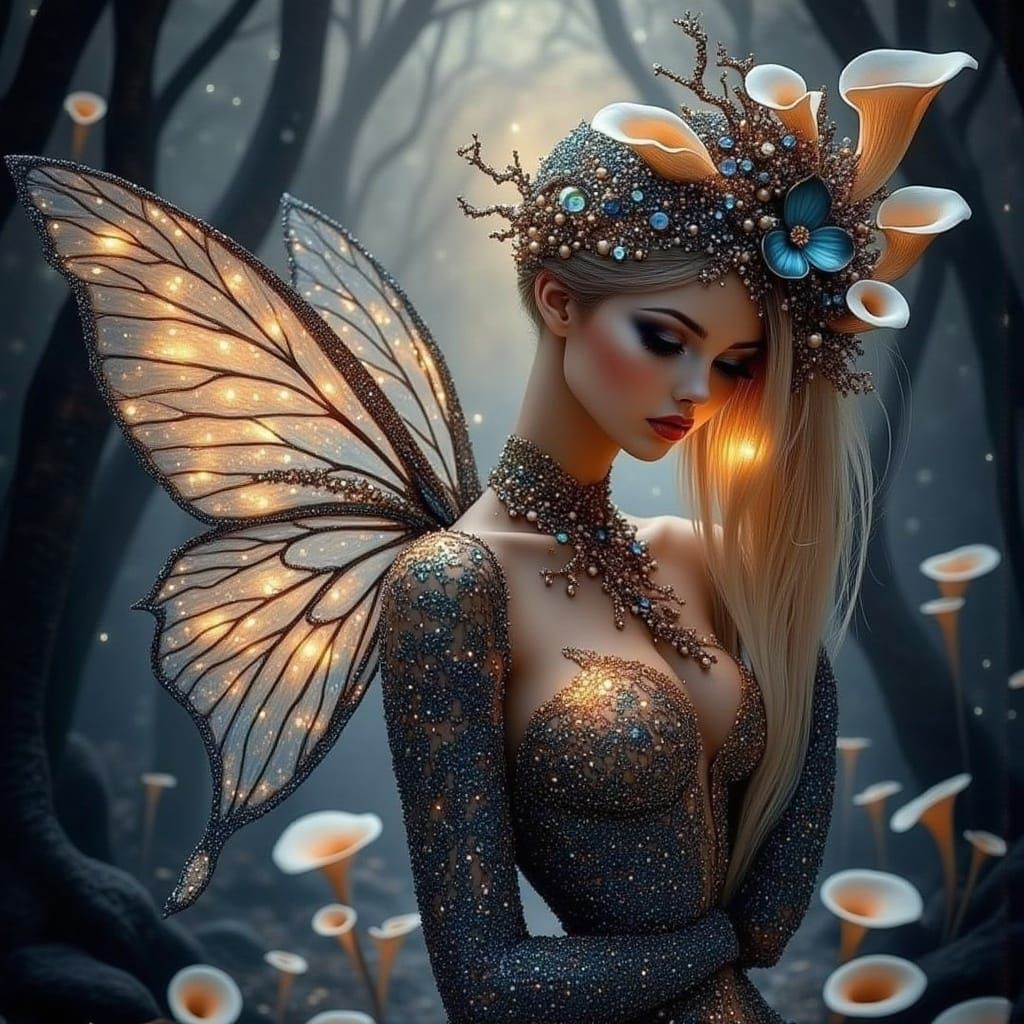 Moonlit Fairy in Enchanted Whimsy