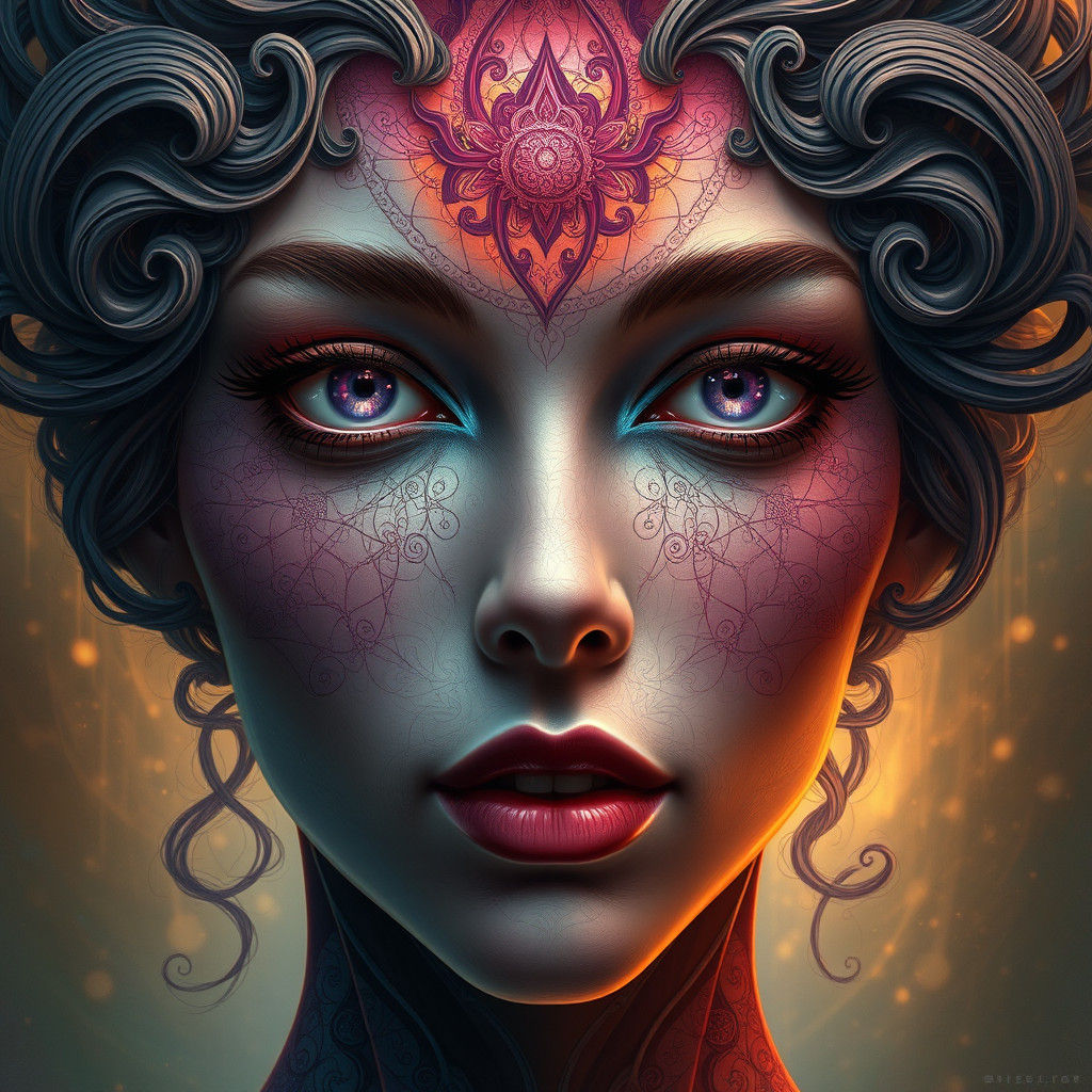 Mesmerizing Portrait of Harmonious Blended Faces