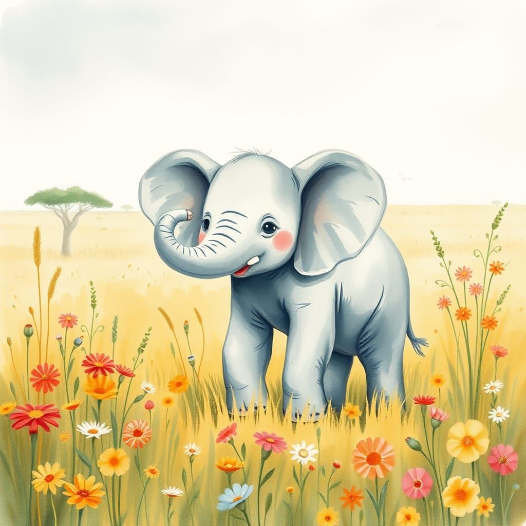 Blush the cute baby elephant