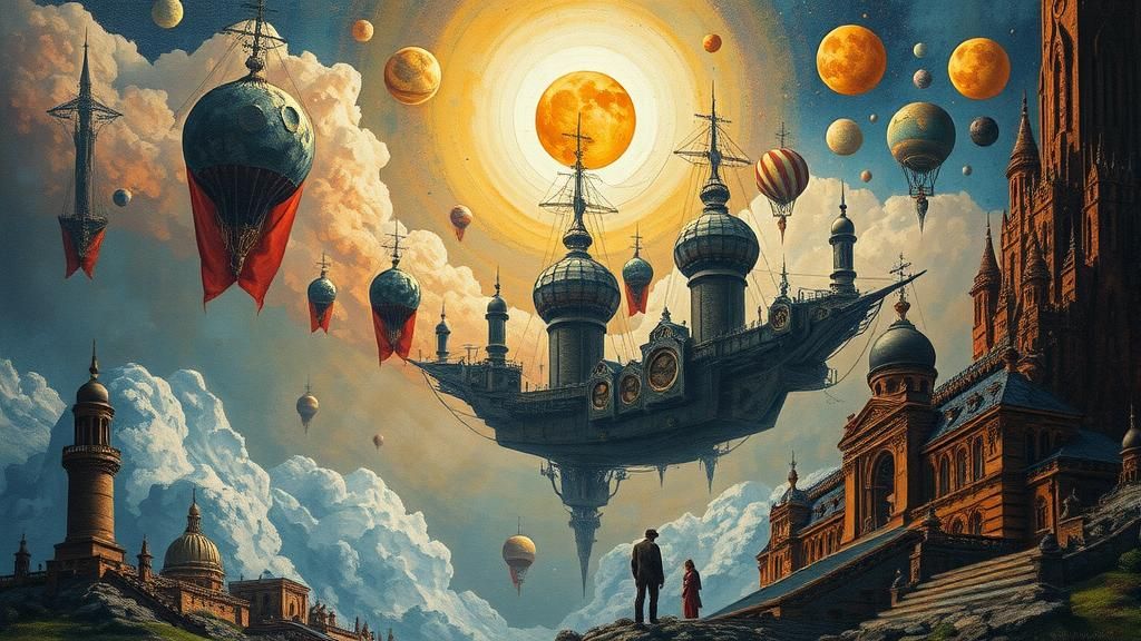 Abstract Dystopian Surrealism: Technological Advancement in ...