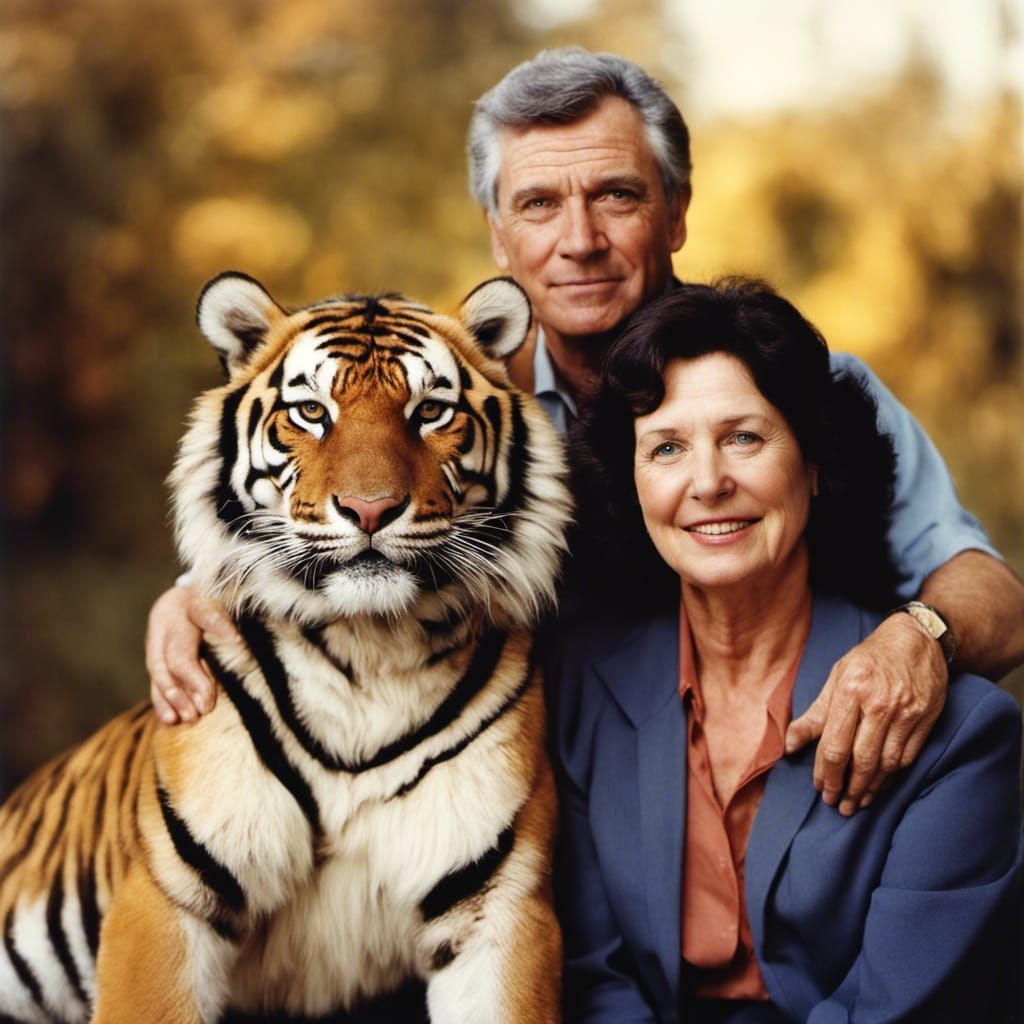 Mom and Dad and their Tiger