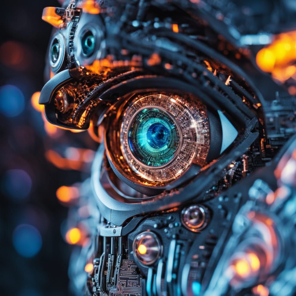 Techno-Organic Phantom Construct with Mechanical Eye