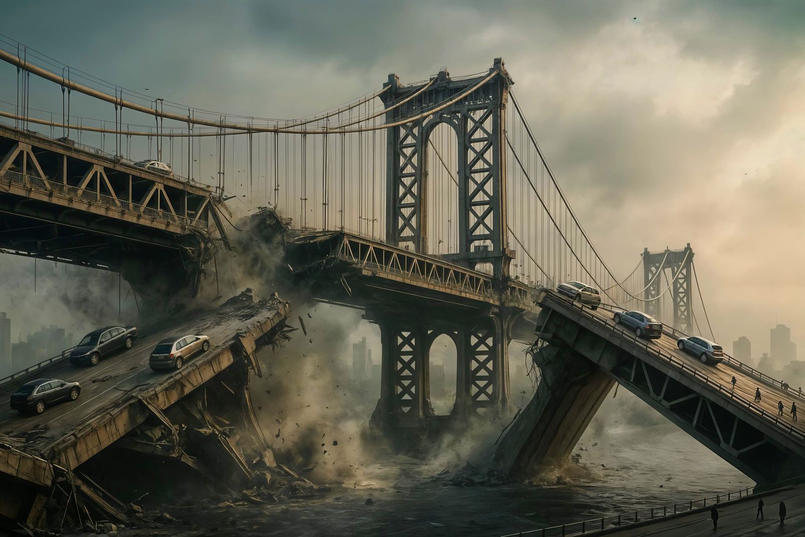 Catastrophic Bridge Collapse in Major City