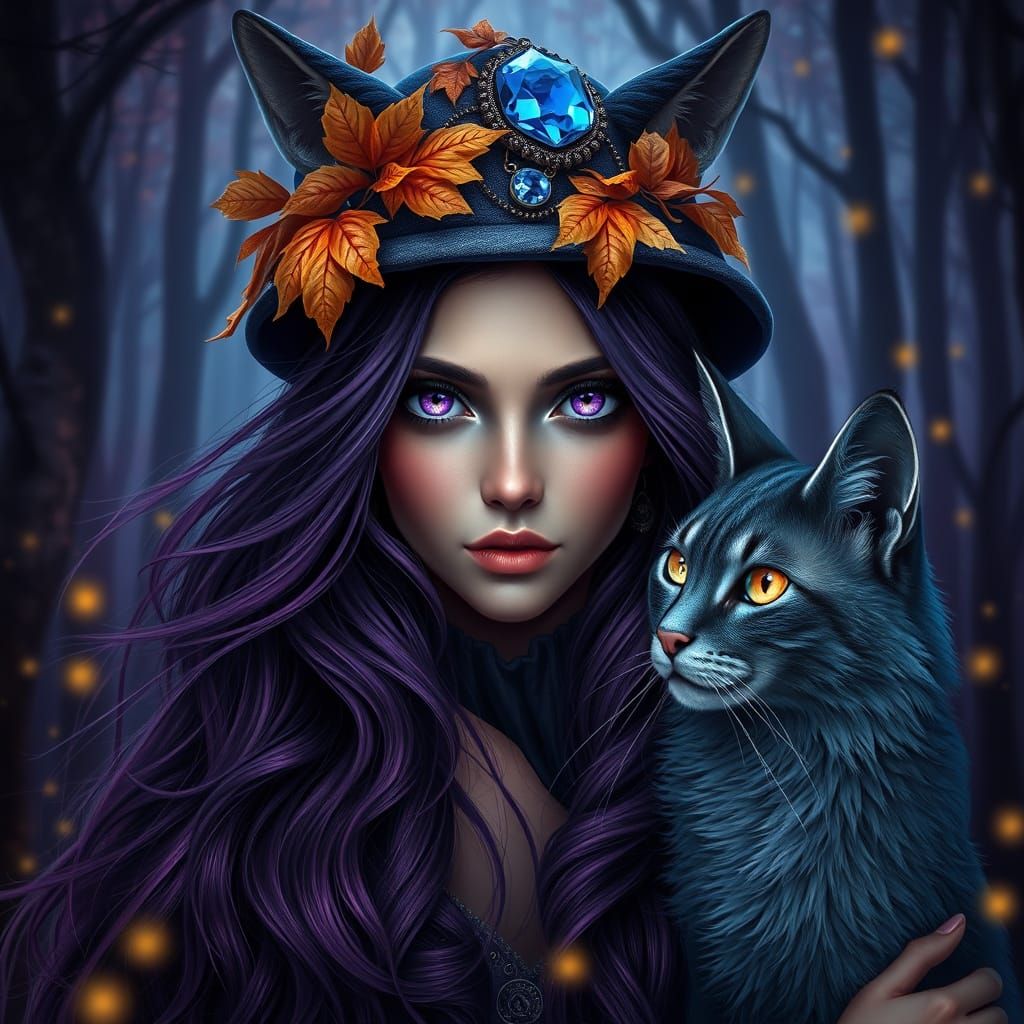 Ethereal Beauty in Mystical Forest