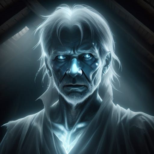 Misty Female Ghost Watches Indiana Jones Examine the Ark of ...