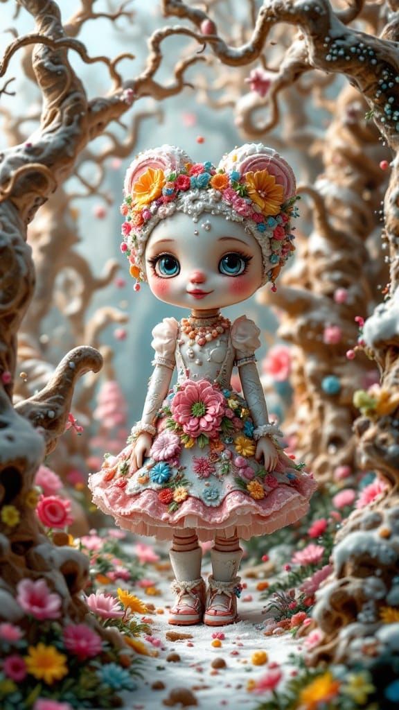 Gingerbread Woman in Candy Land: A Whimsical Fairy Tale