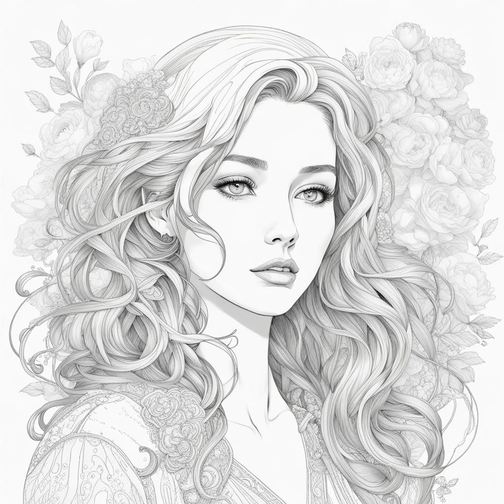 Minimalist Line Art Drawing