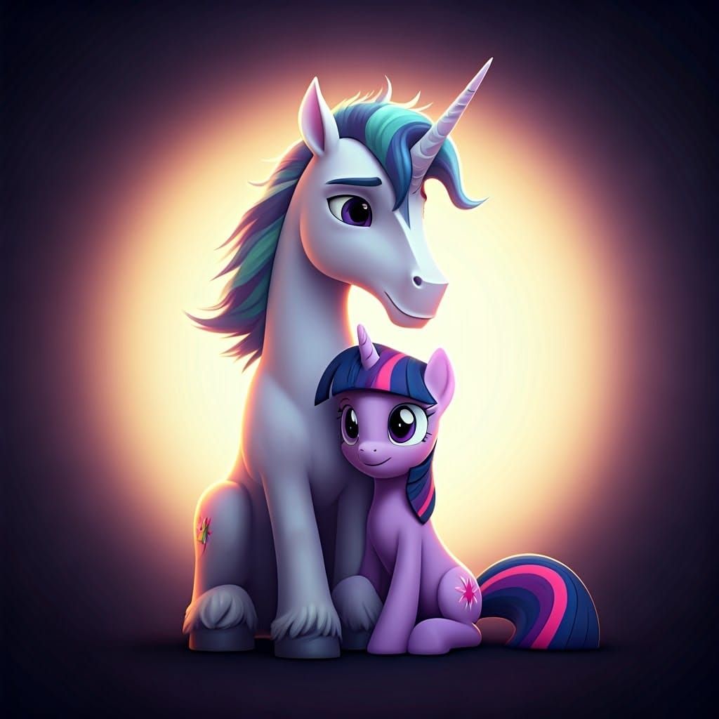 Shining Armor Protects Twilight Sparkle in Vibrant, Cinemati...