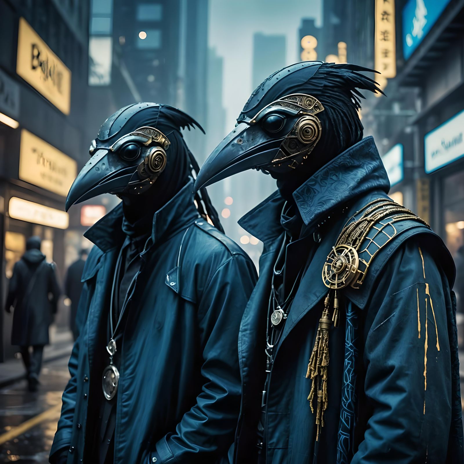 The bird plague doctors