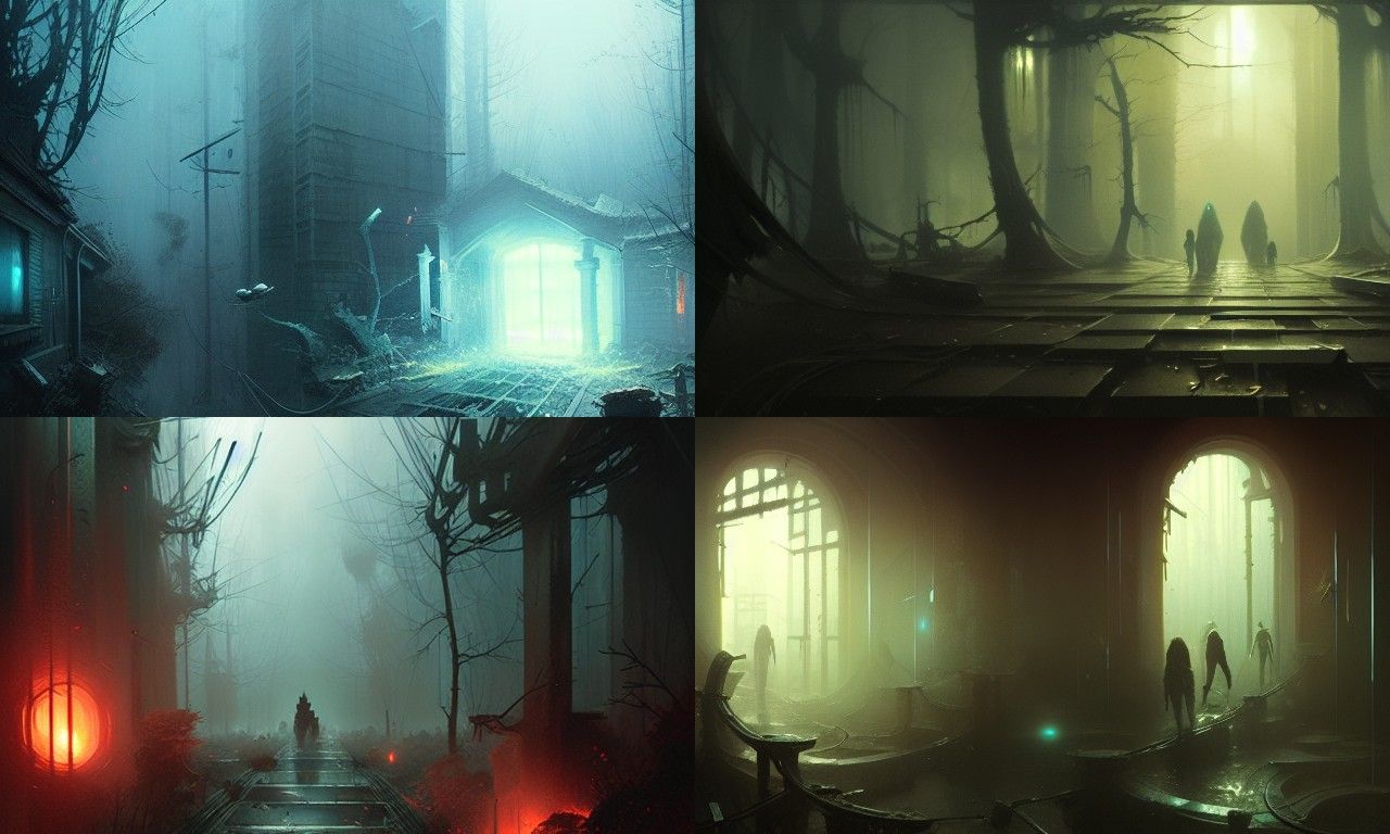 Hyperdetailed Horror Sensor in Dark Fantasy Style