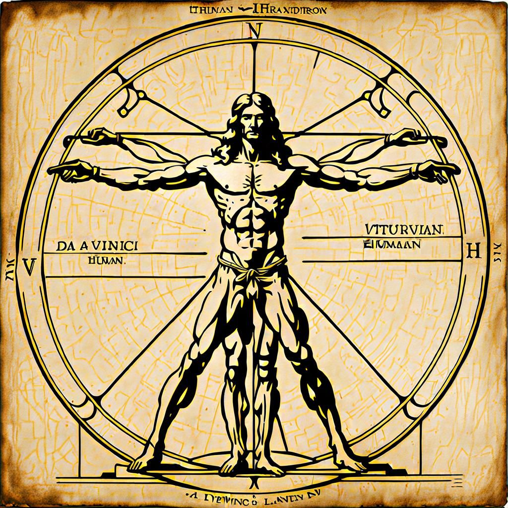 Vitruvian Man by Da Vinci
