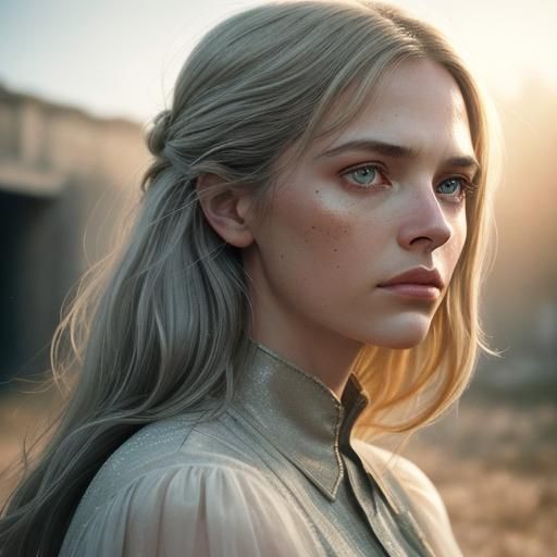 Tippi and Paper Luigi Kiss in Apocalyptic Ruins