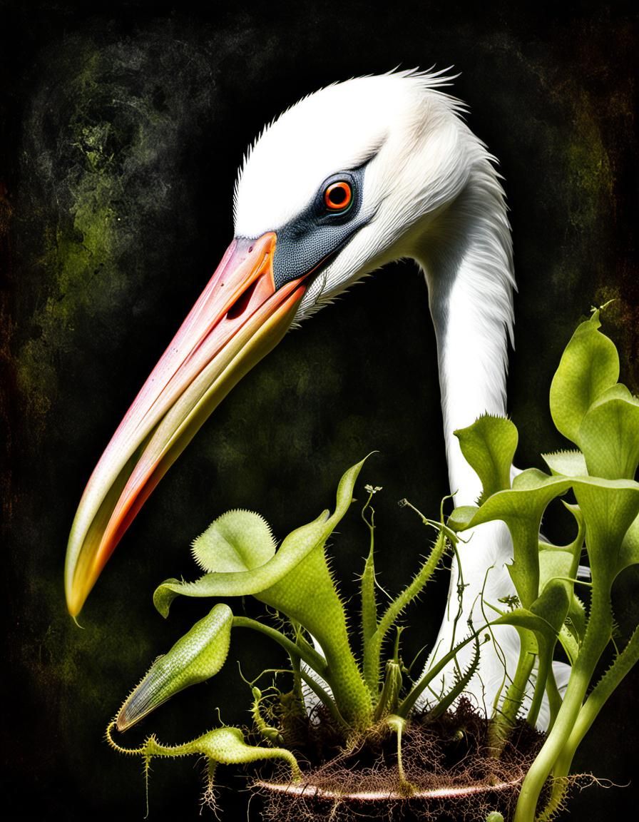 Demonic Cyborg Bear Portrait in Volcanic Hyperspace