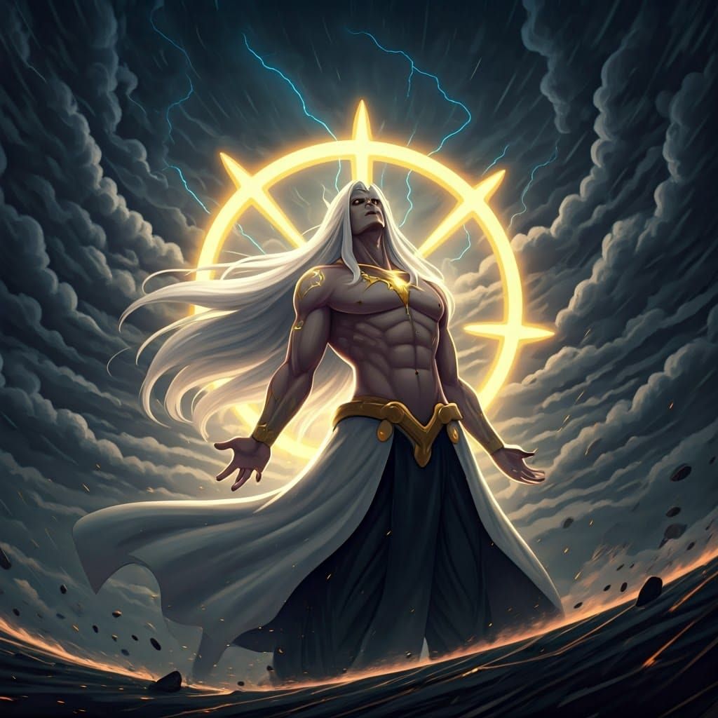 Volo-Arceus Fusion Unleashes Power in Warrior Art Style