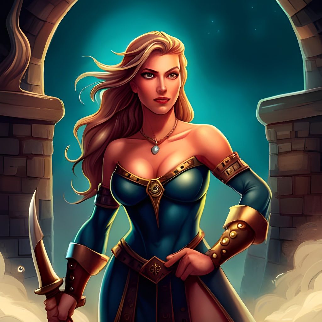 Warrior Princess in Dungeon, Dreamlike Disney Animation