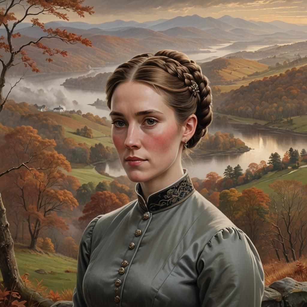19th Century Portrait of Scottish American Woman