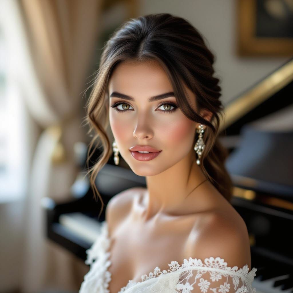 dark eyes beautiful woman from spain seria primo piano, photo, fashion