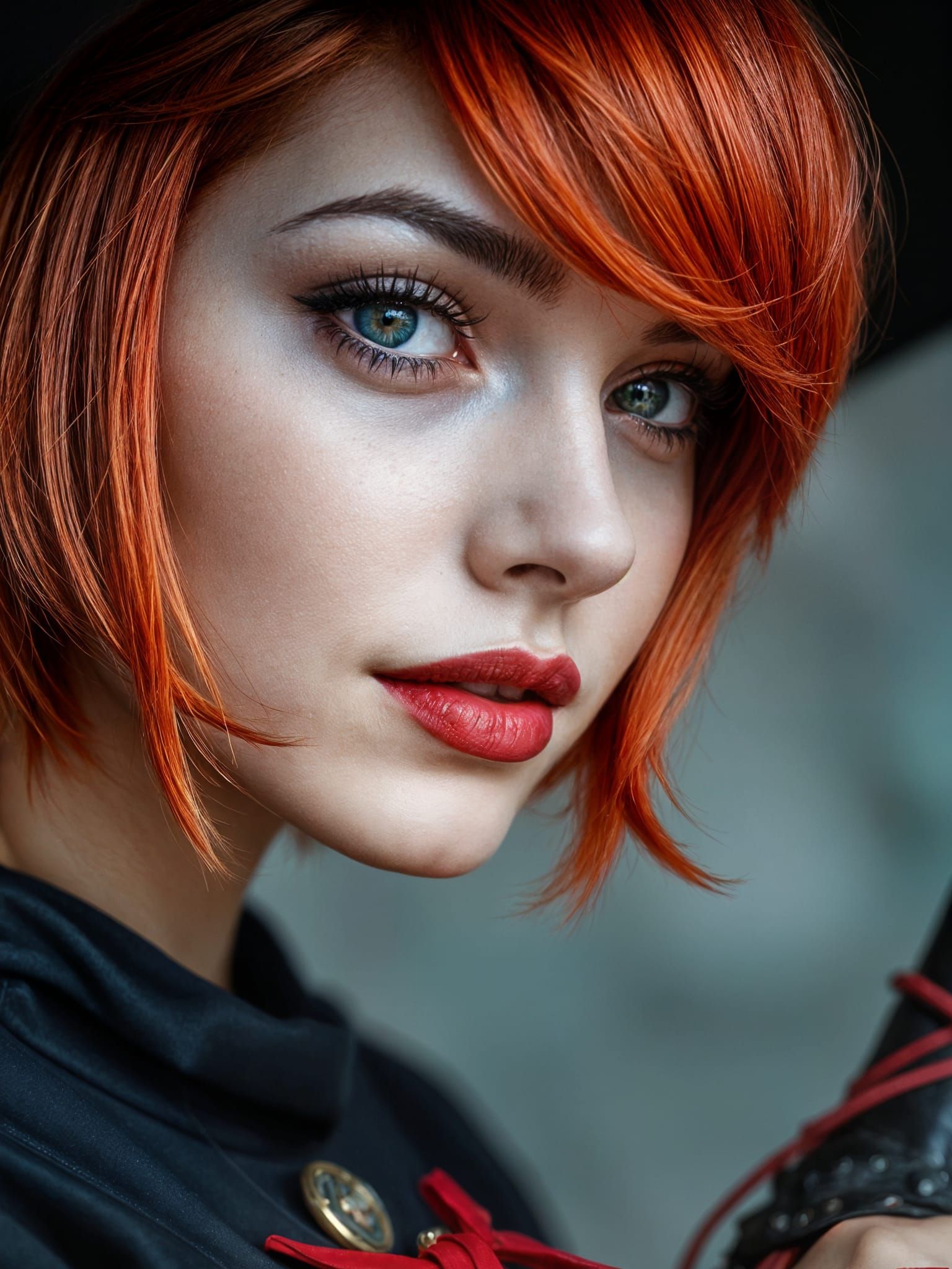 Vixen Girl in Witch Cosplay Portrait