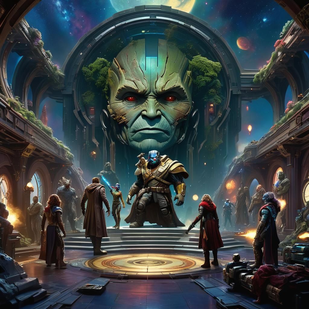 Guardians of the Galaxy: Dark Fantasy Concept Art