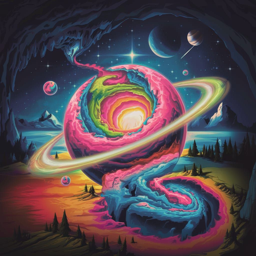 Psychedelic Wormhole Connecting Earth and Etheric Space