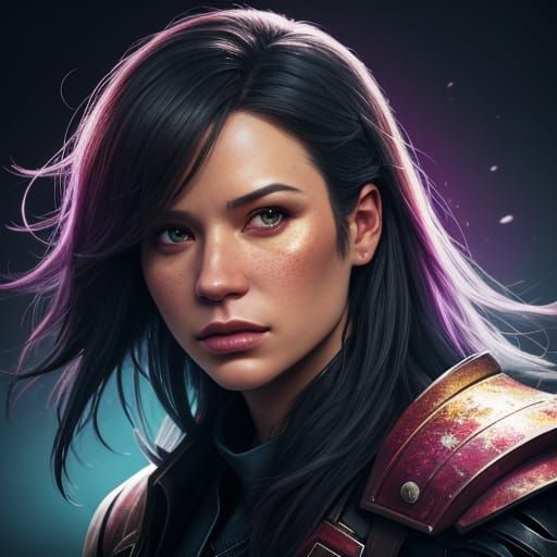 Hyperrealistic Portrait with Dramatic Lighting