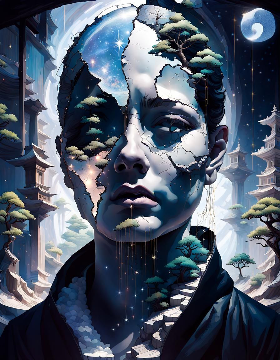 Glitch Art Stargate Reveals Surreal Landscape