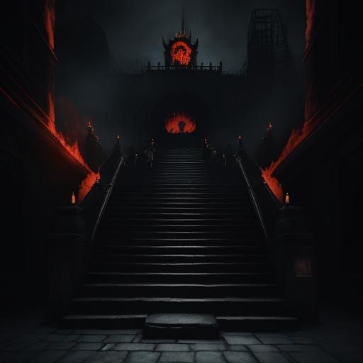 Hell Gate City: Dark Fantasy Concept Art