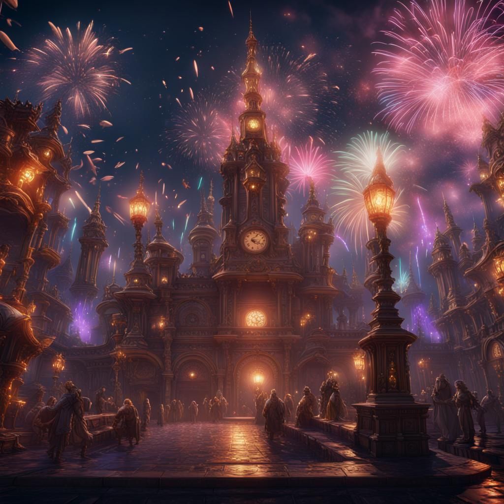 New Year's Eve Party Digital Art