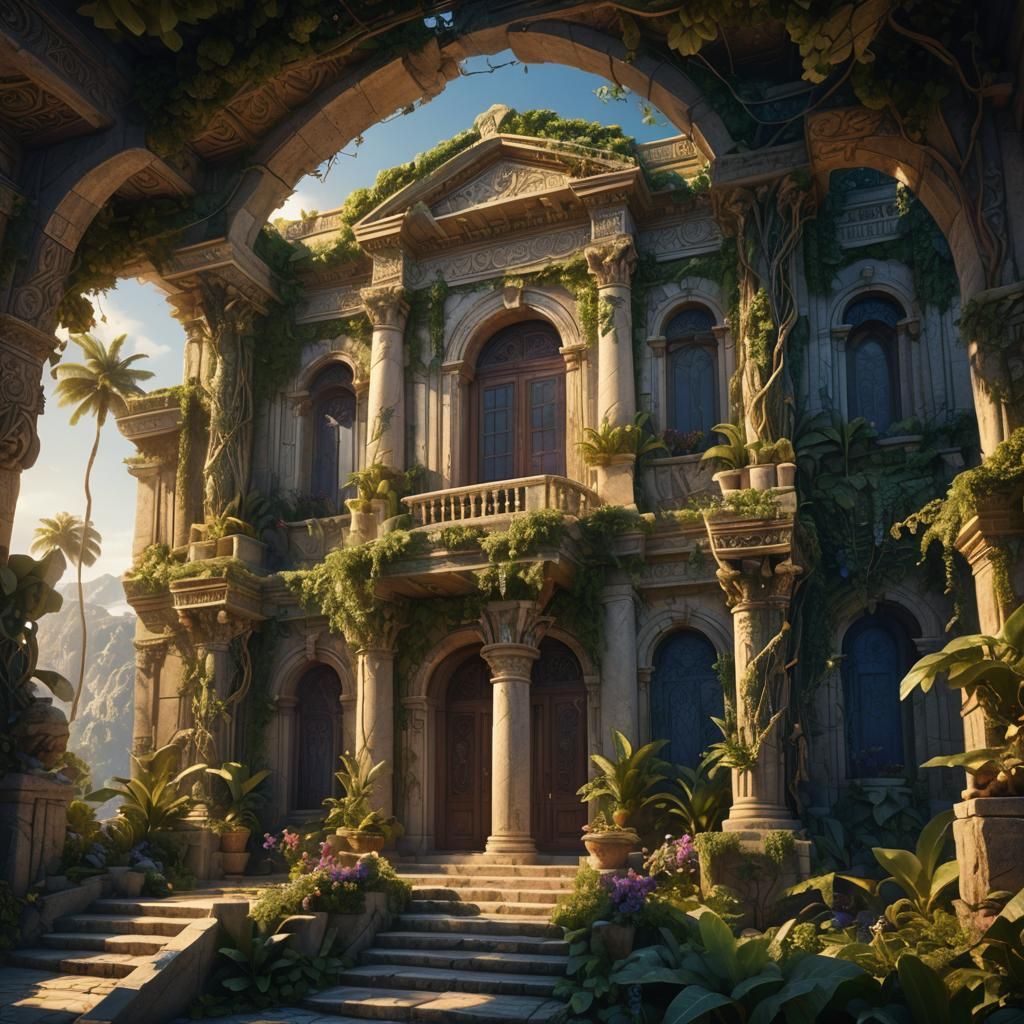 Themyscira House: Ancient Greek Inspired Architecture