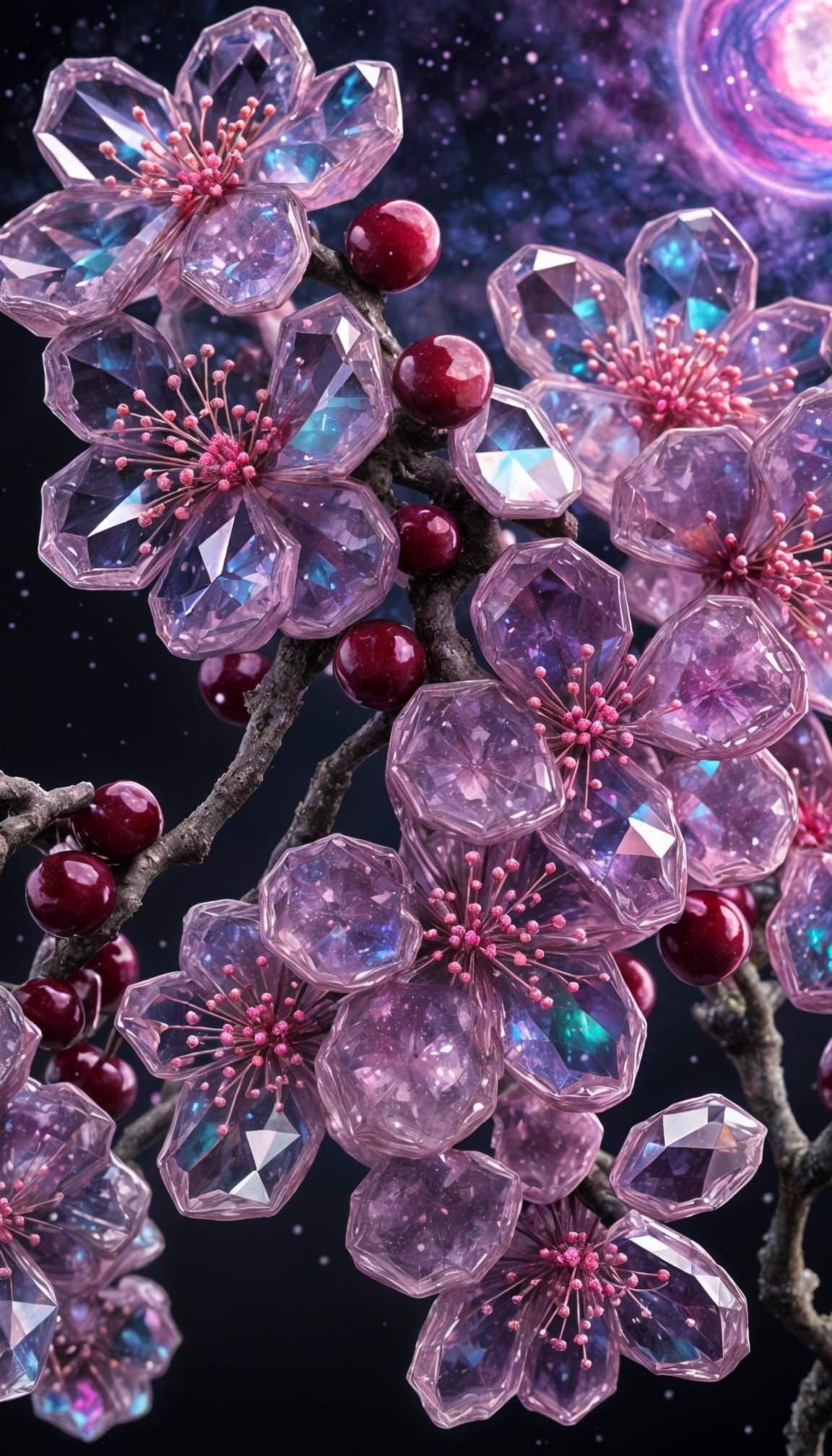 Crystal Cherry Blossoms