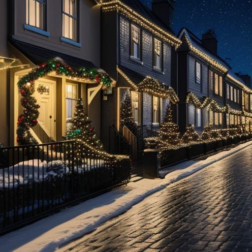 Winter Wonderland Street Scene