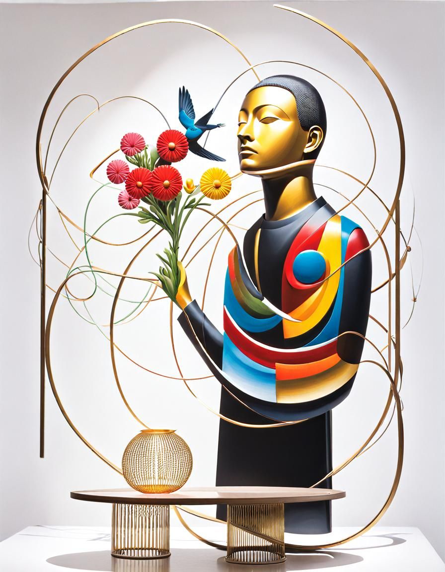 Interconnectedness: An Abstract Depiction of Divine Presence
