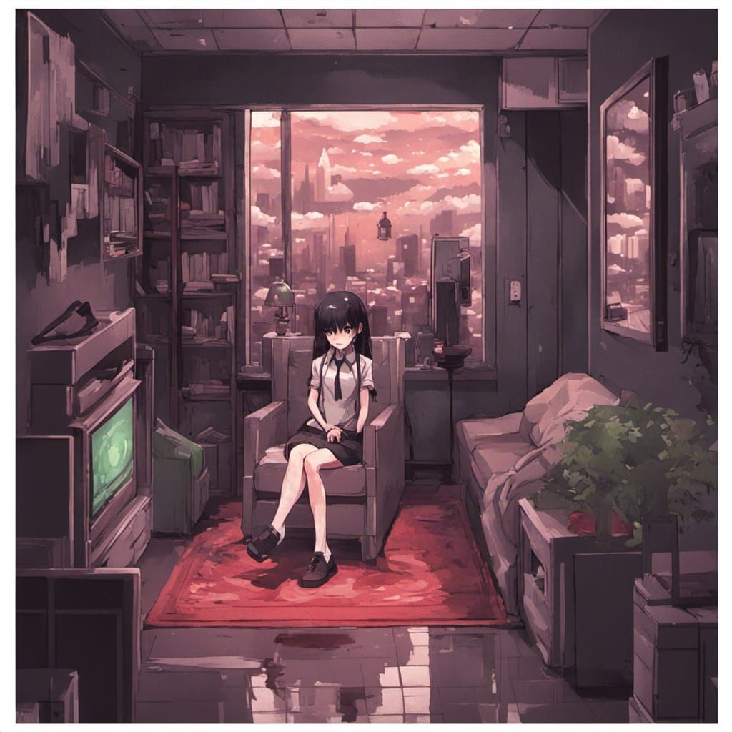 8-Bit Anime Horror Visual Novel